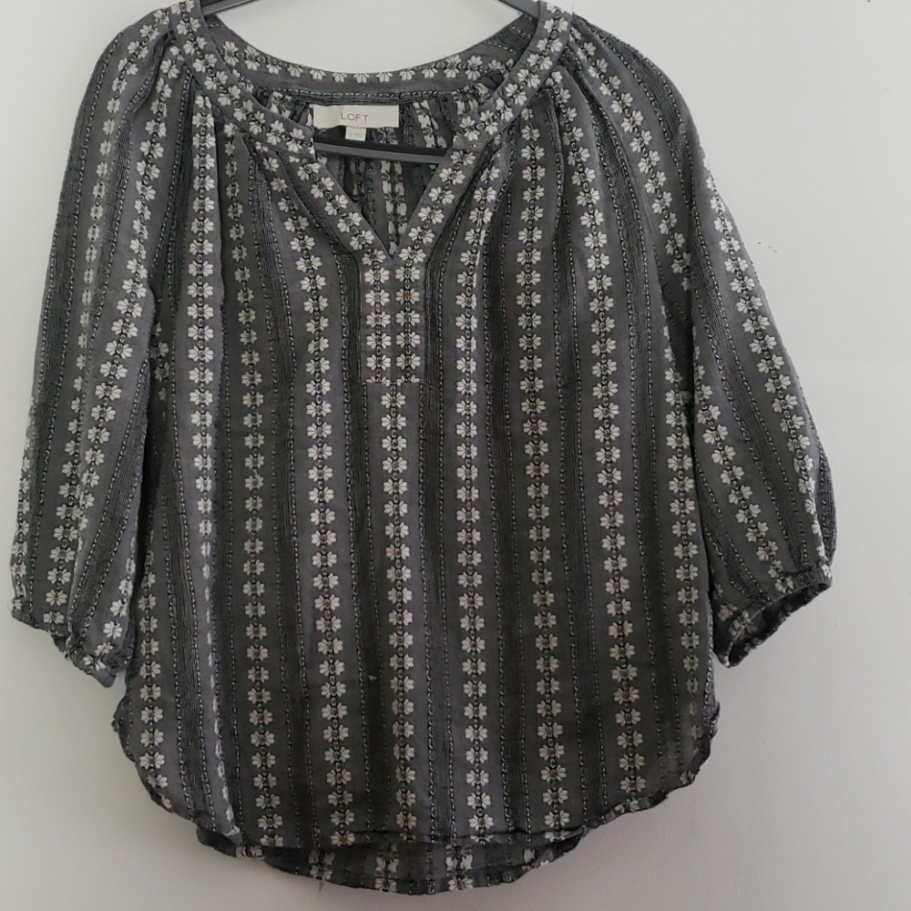 Loft cotton blouse.